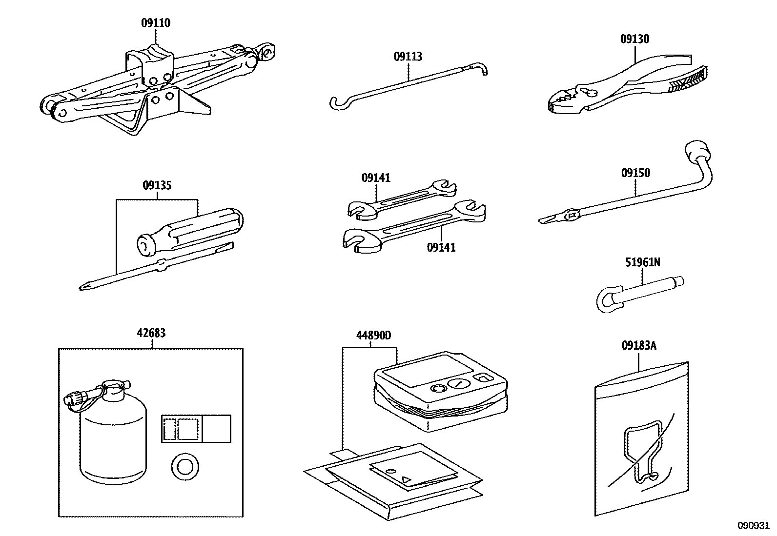 Parts diagram