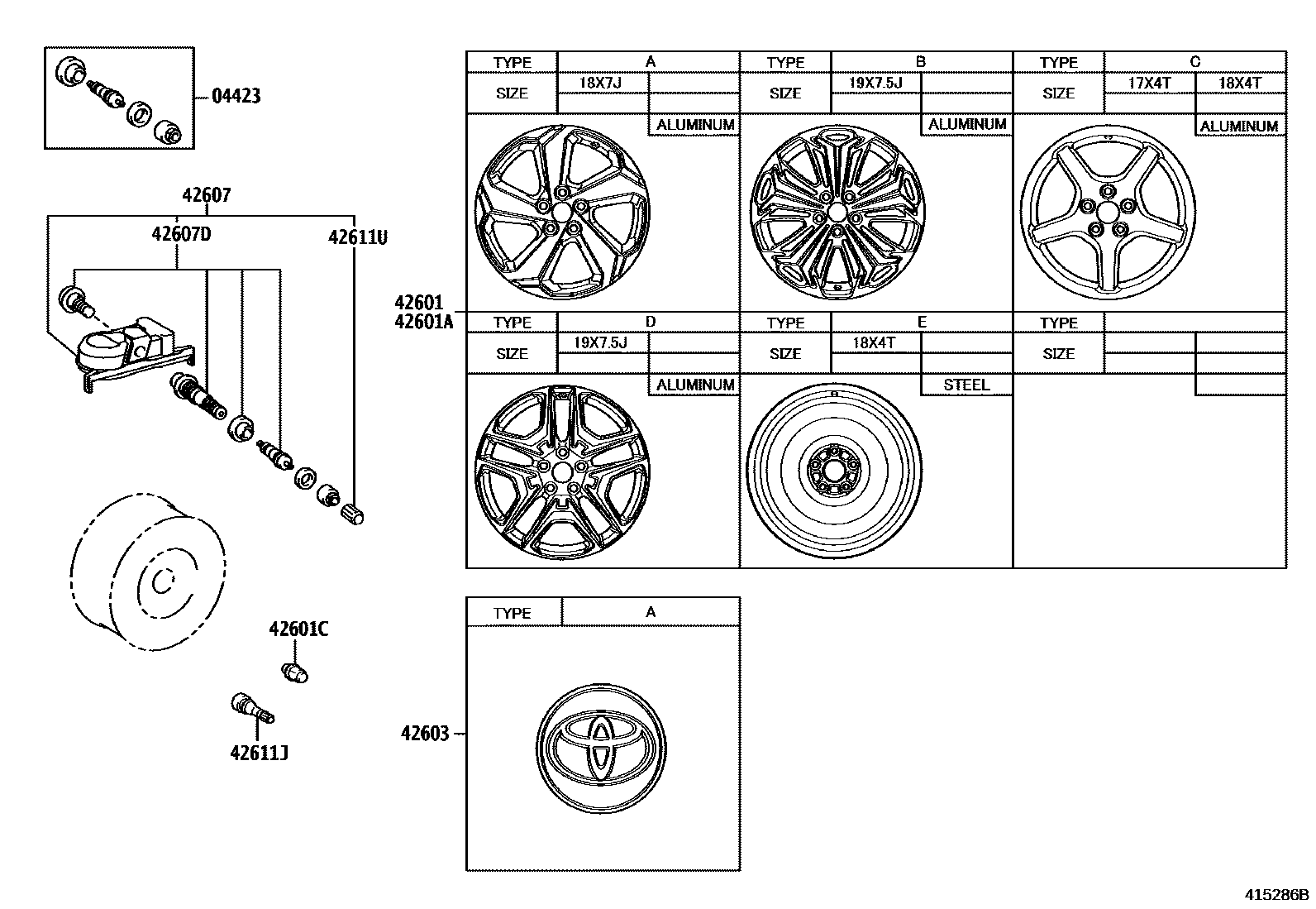 Parts diagram