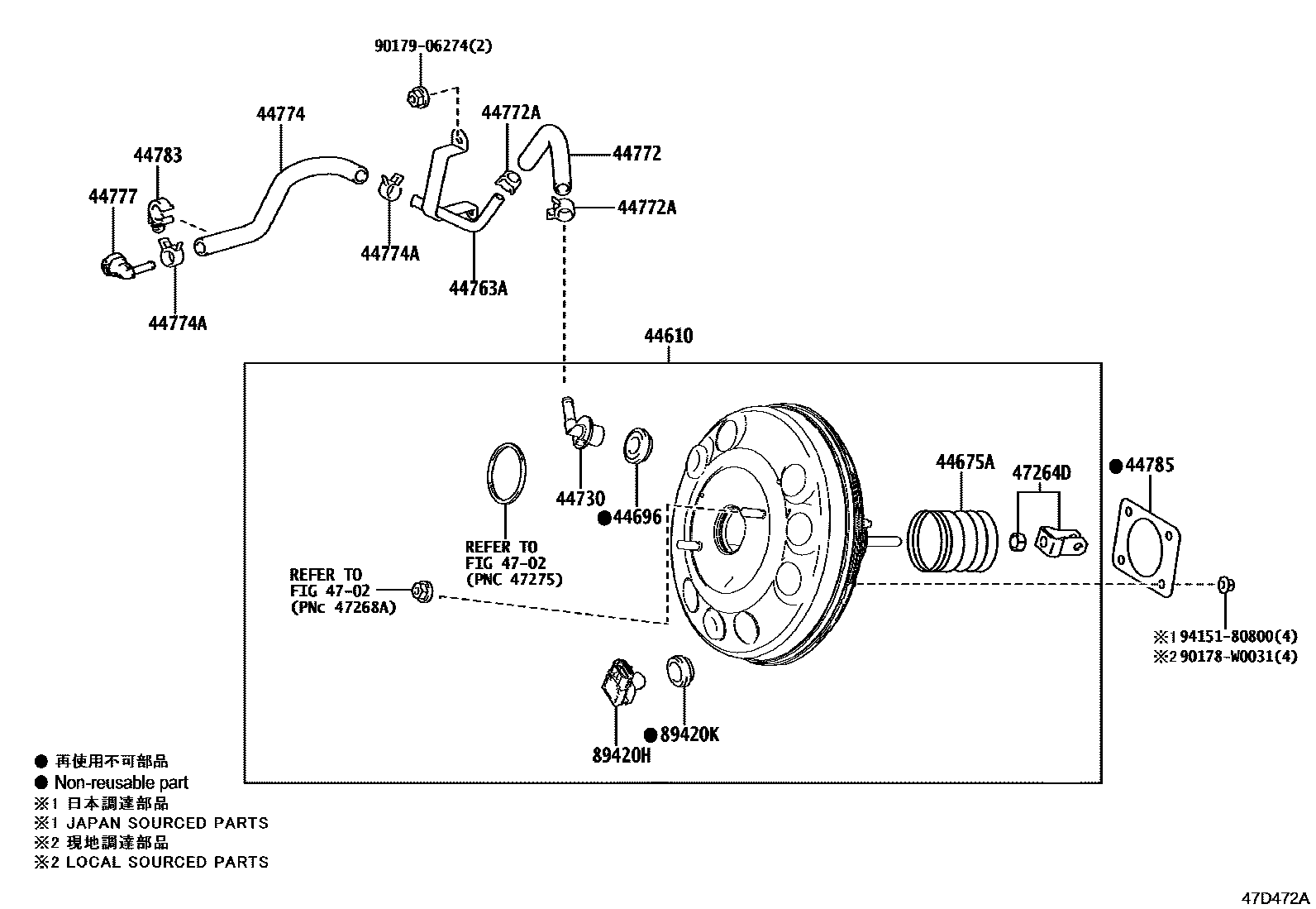 Parts diagram