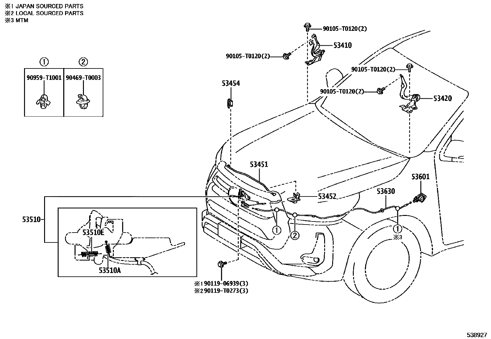Parts diagram