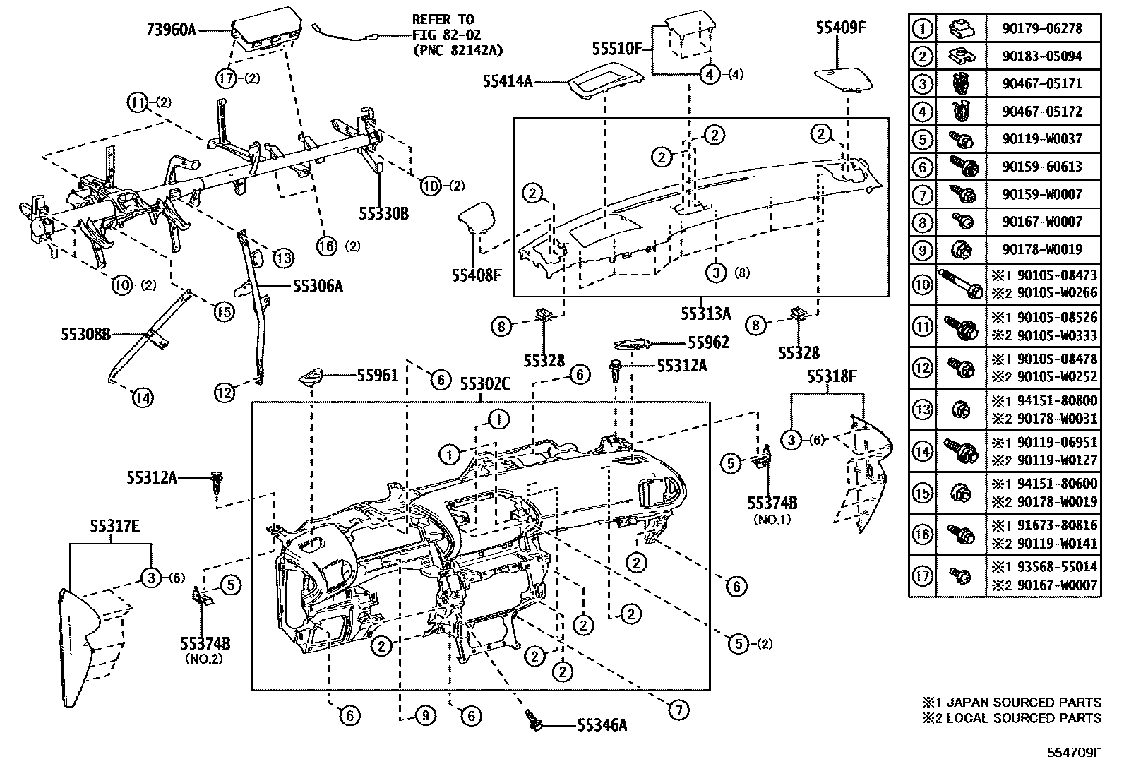 Parts diagram