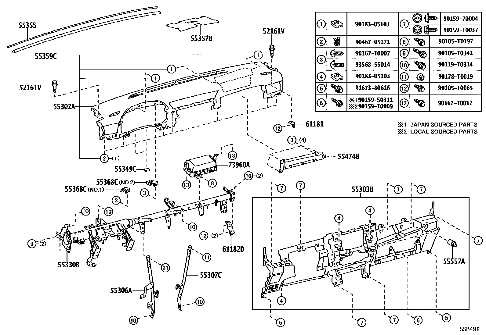 Parts diagram