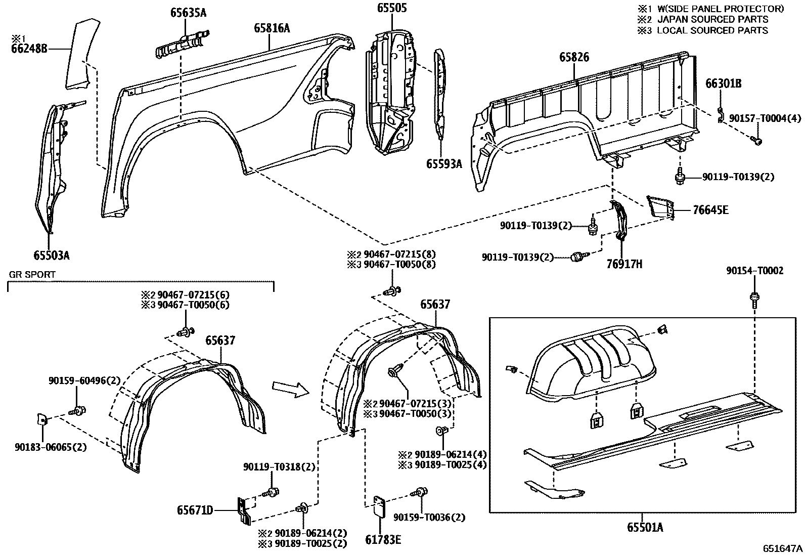 Parts diagram