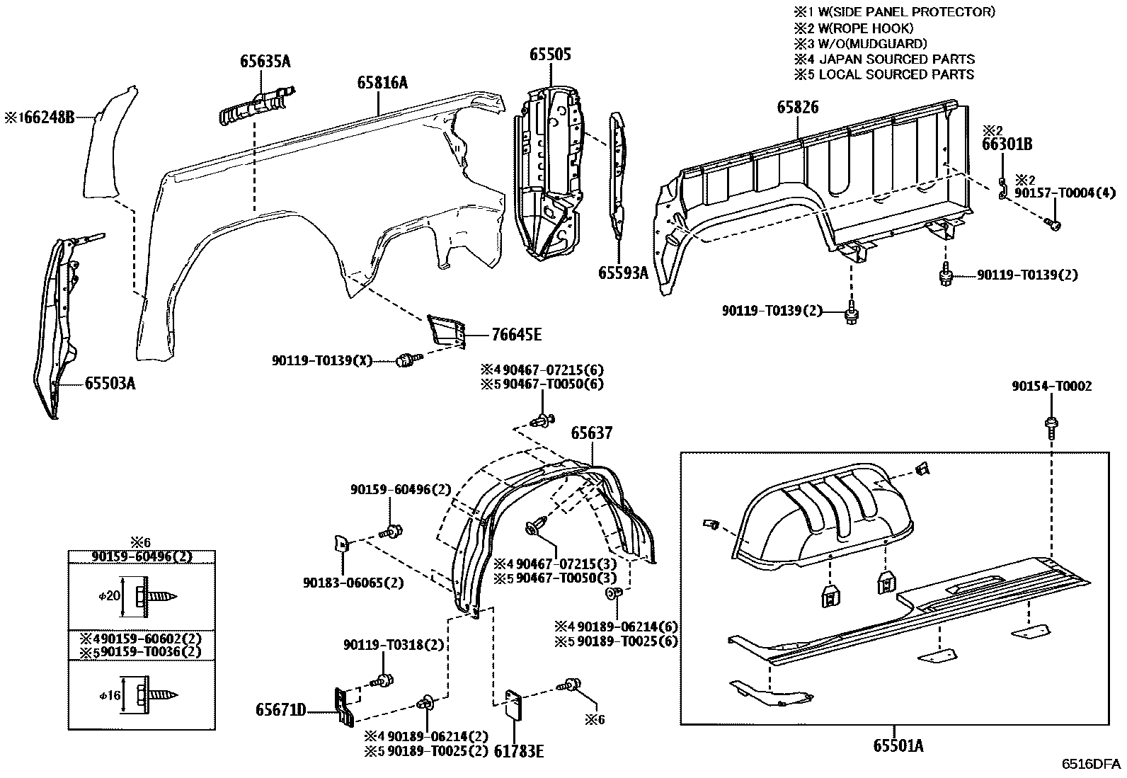 Parts diagram