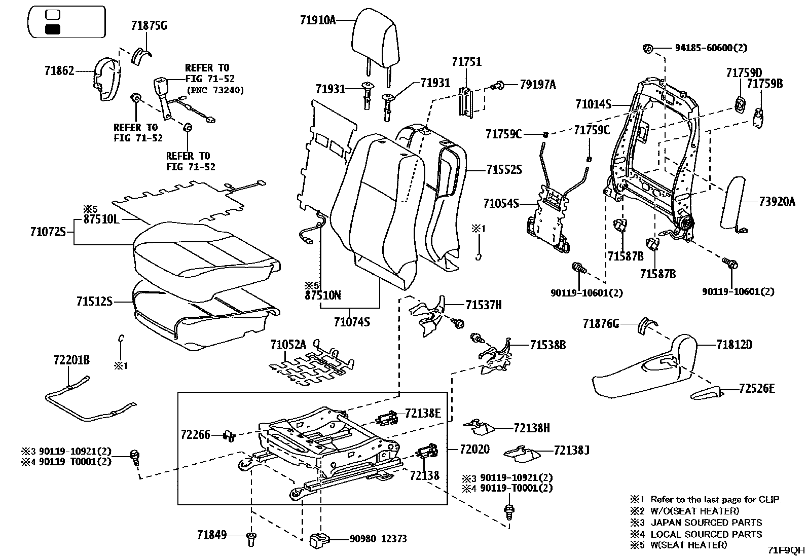 Parts diagram