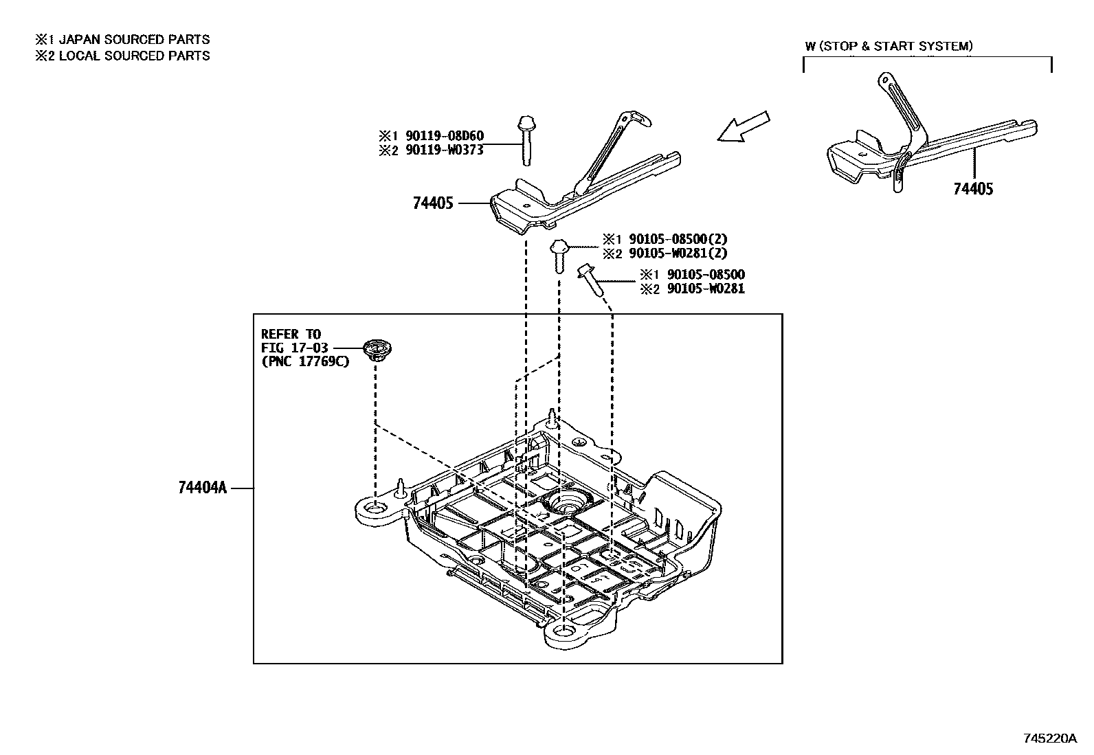 Parts diagram