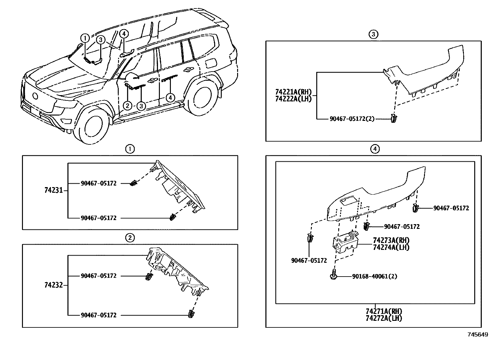 Parts diagram
