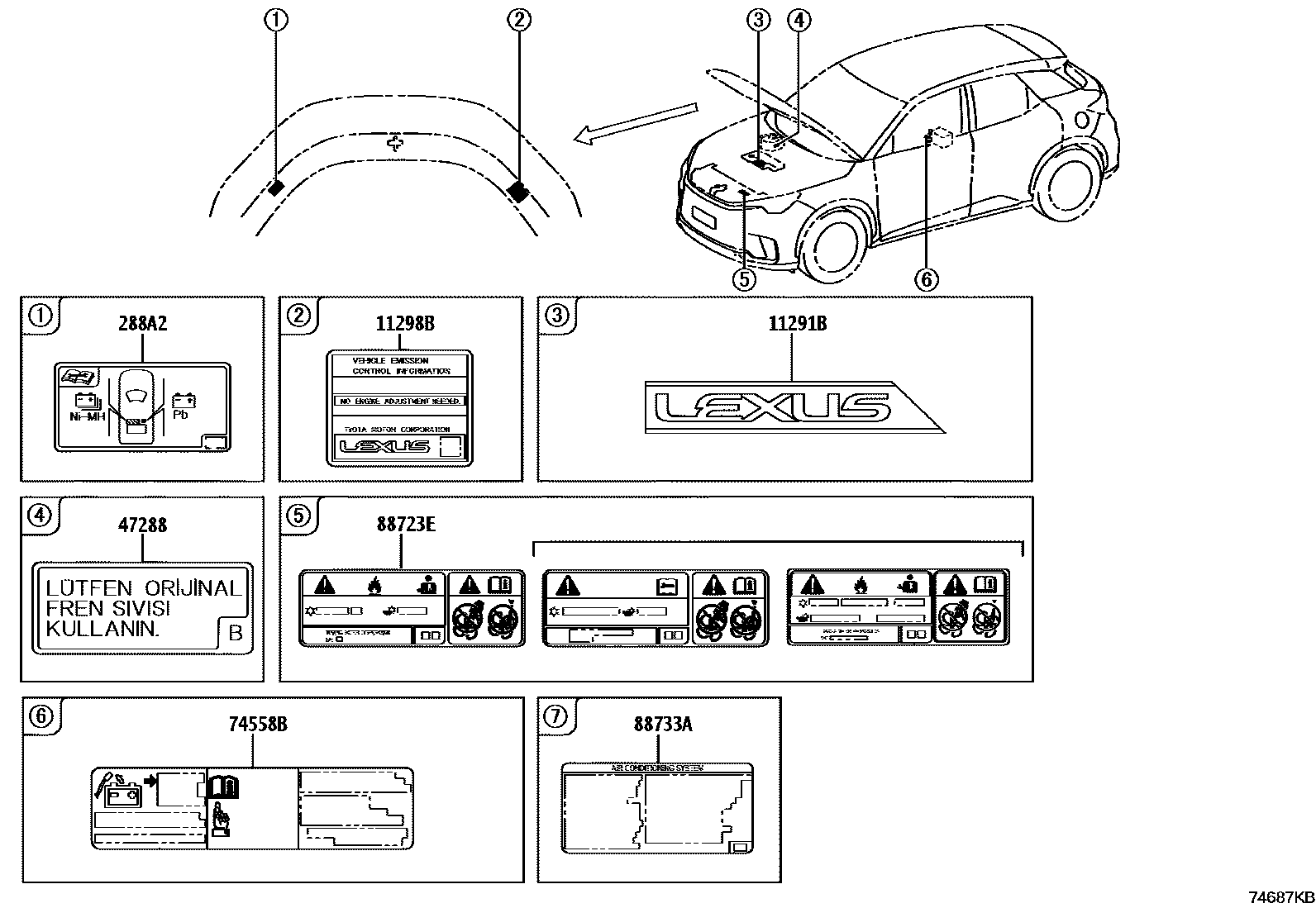 Parts diagram