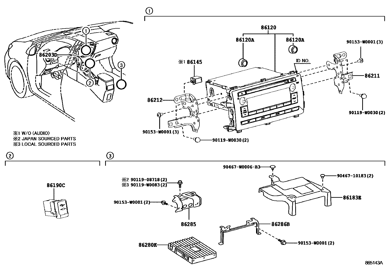 Parts diagram