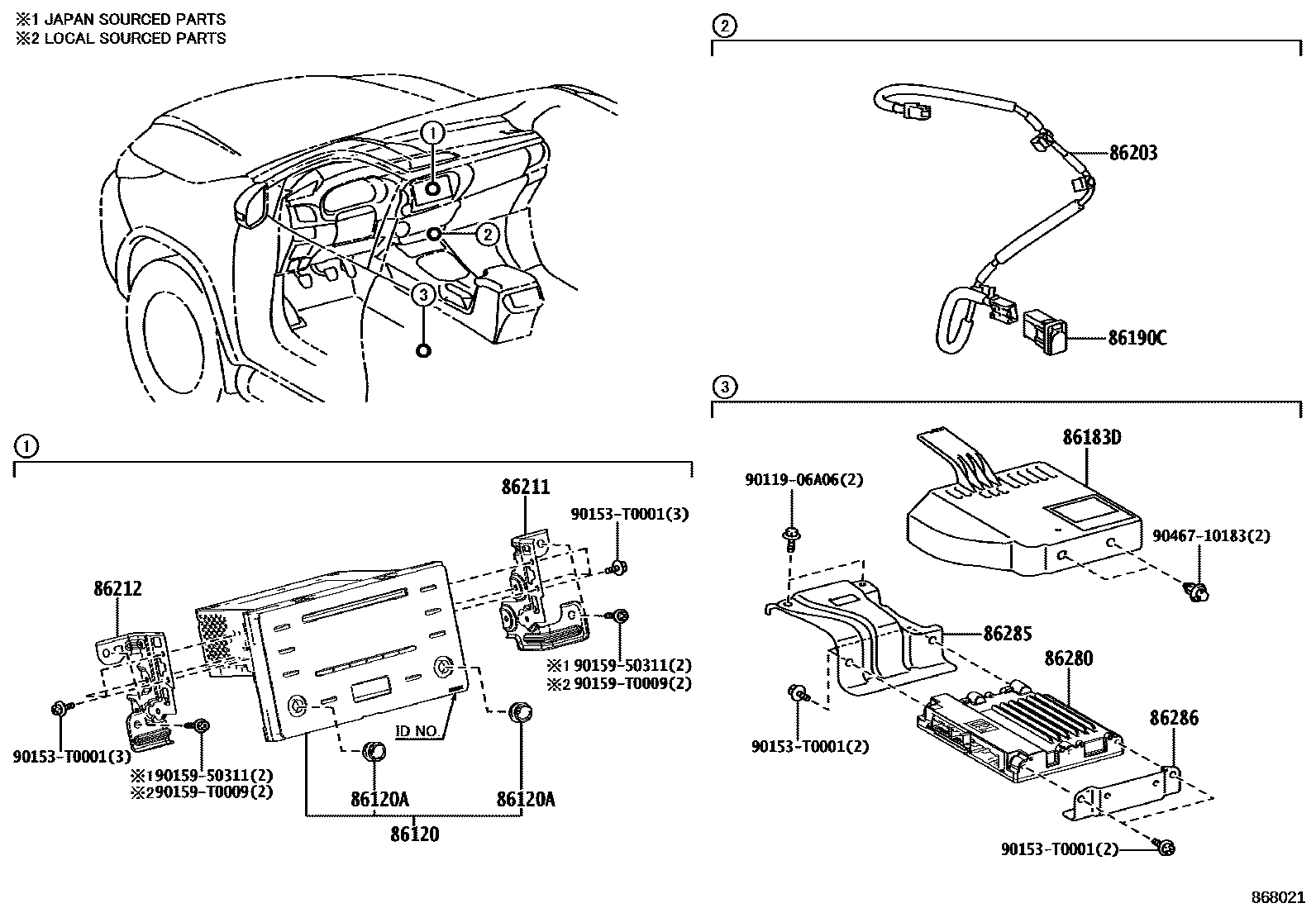 Parts diagram