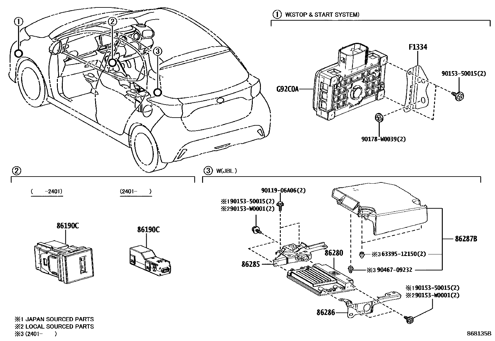 Parts diagram