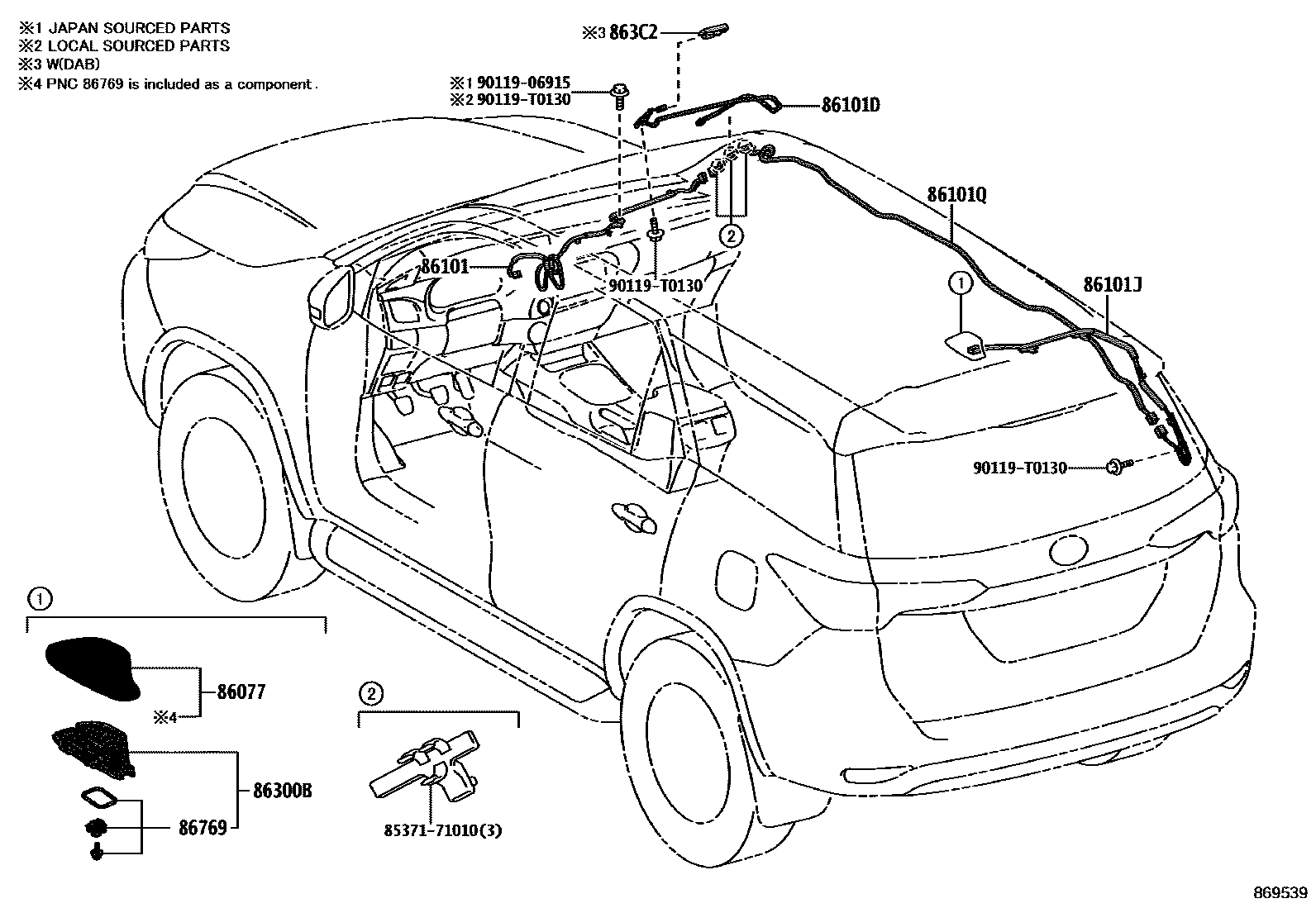 Parts diagram