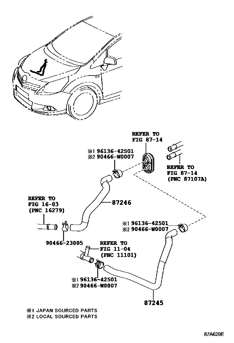 Parts diagram
