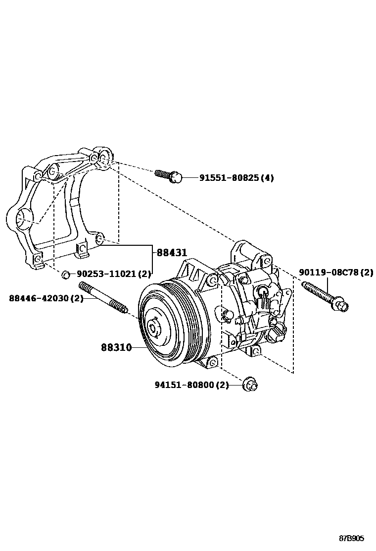 Parts diagram