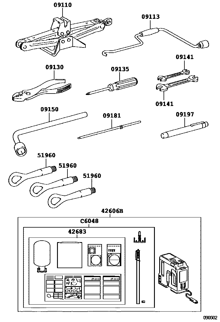 Parts diagram