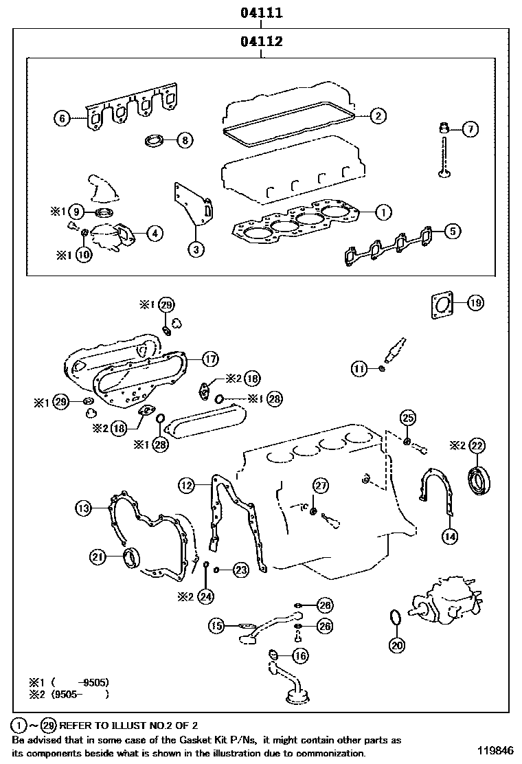 Parts diagram