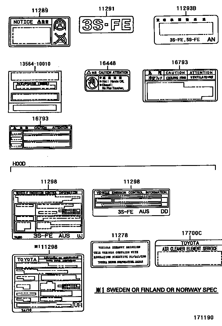 Parts diagram