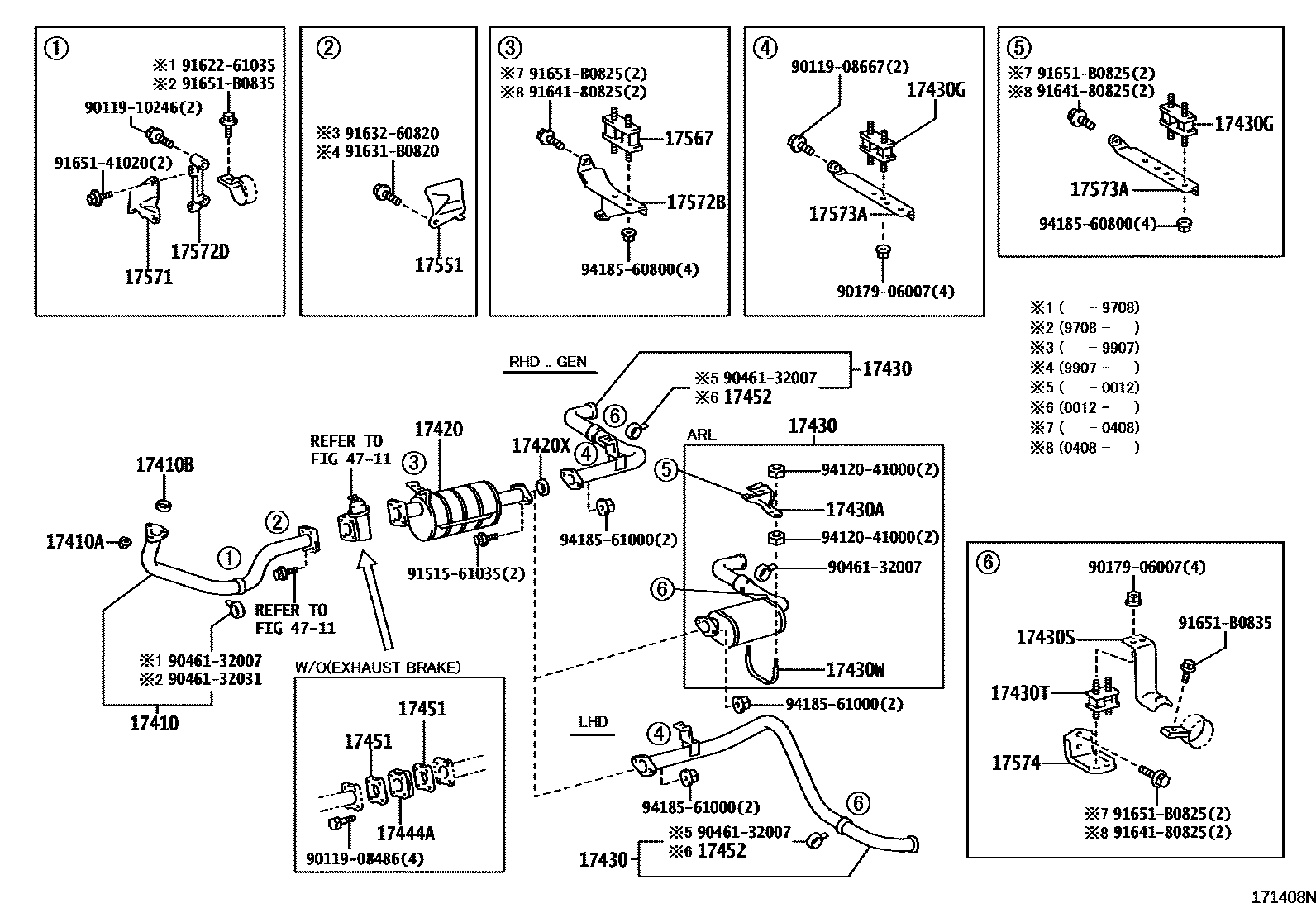 Parts diagram