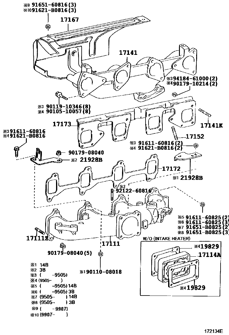 Parts diagram