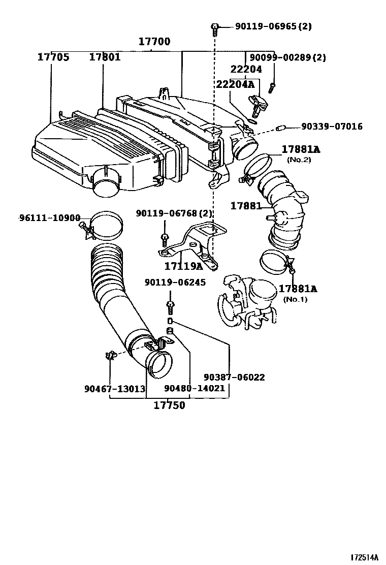 Parts diagram