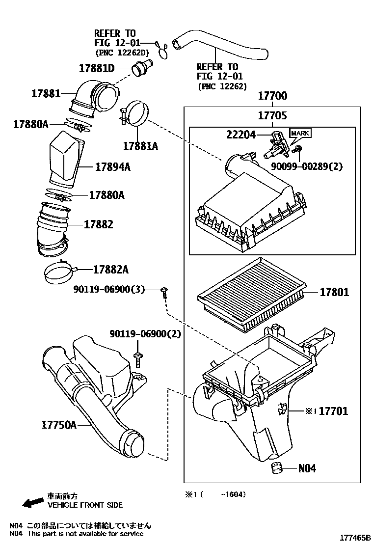 Parts diagram