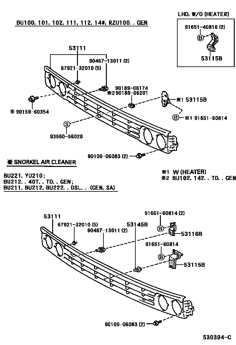 Parts diagram