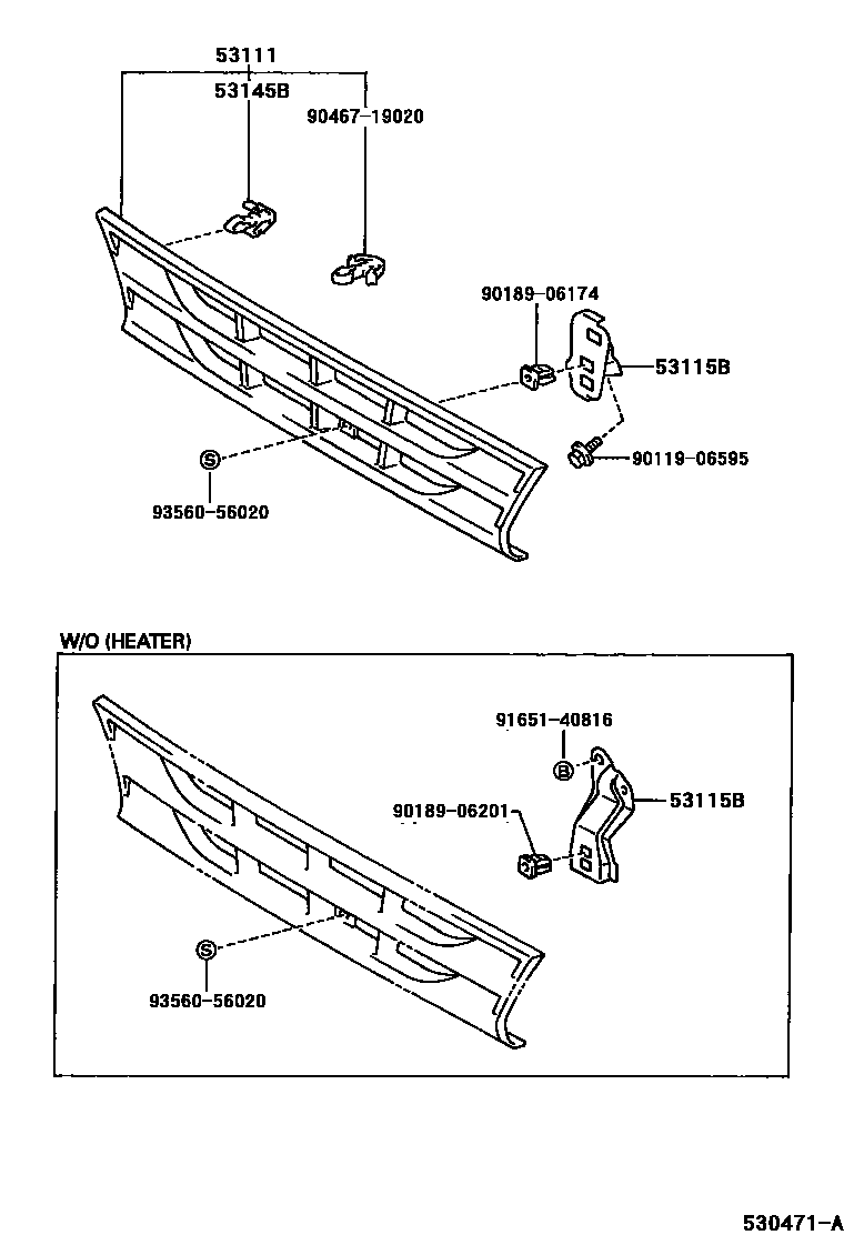 Parts diagram