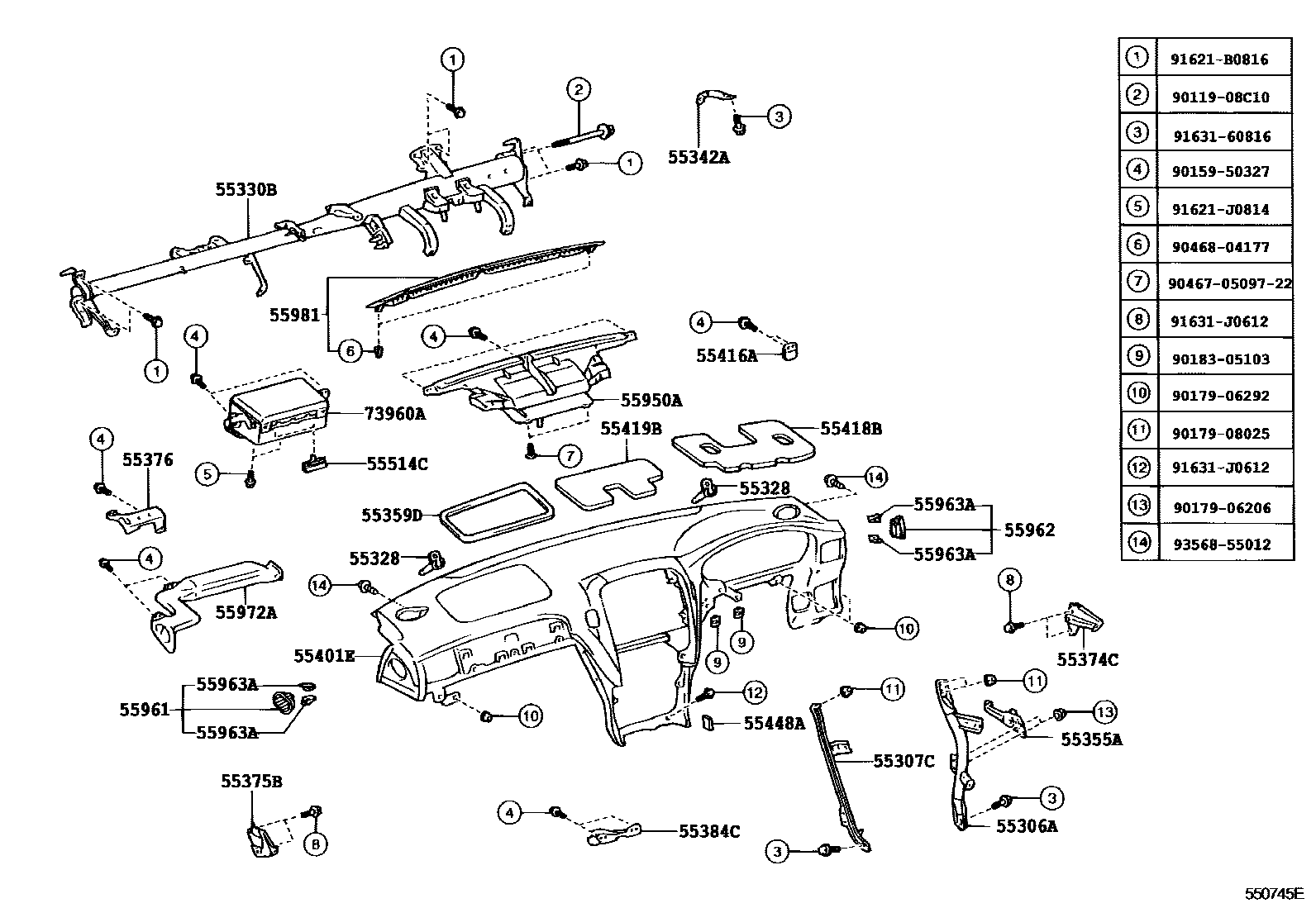 Parts diagram