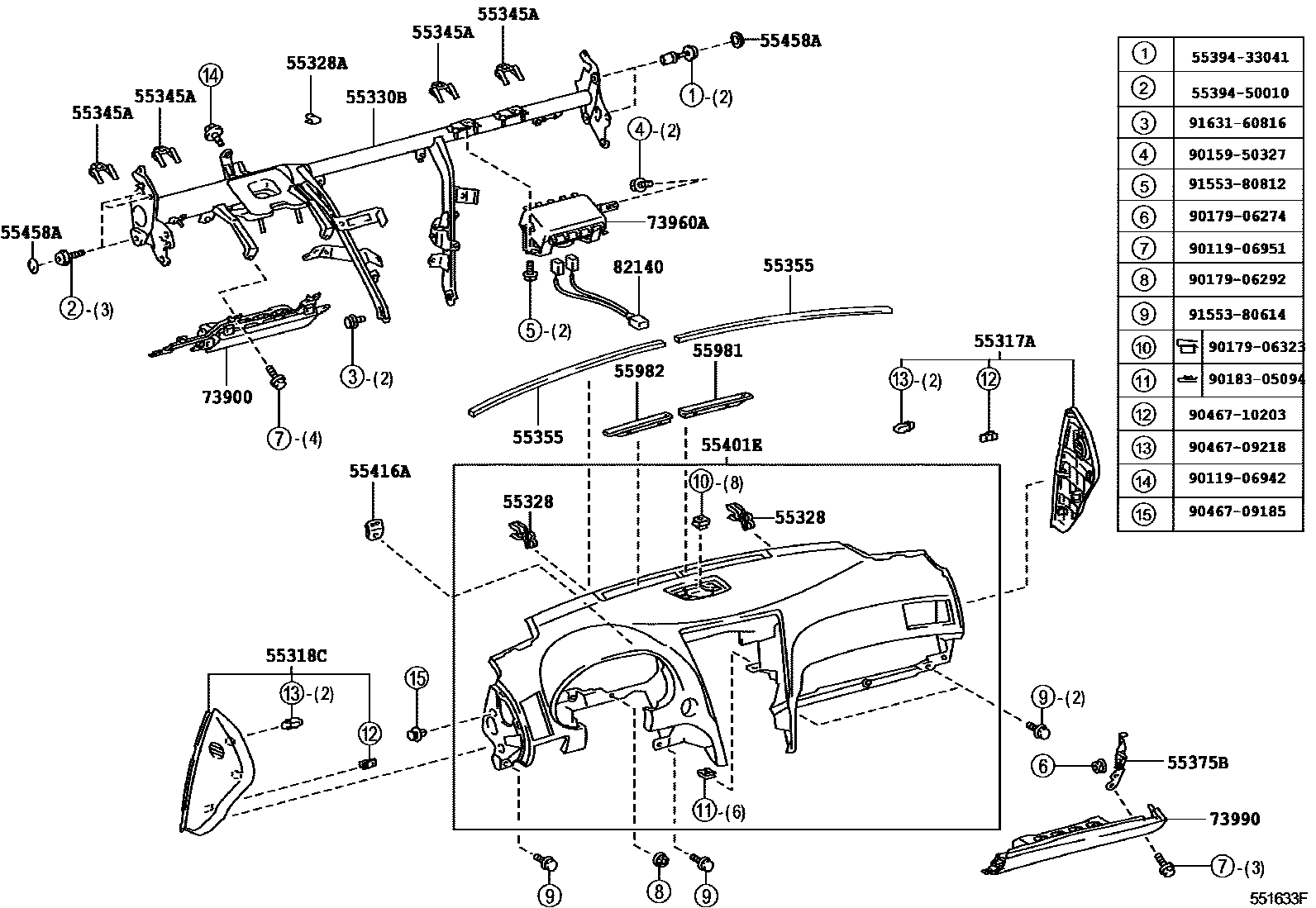 Parts diagram