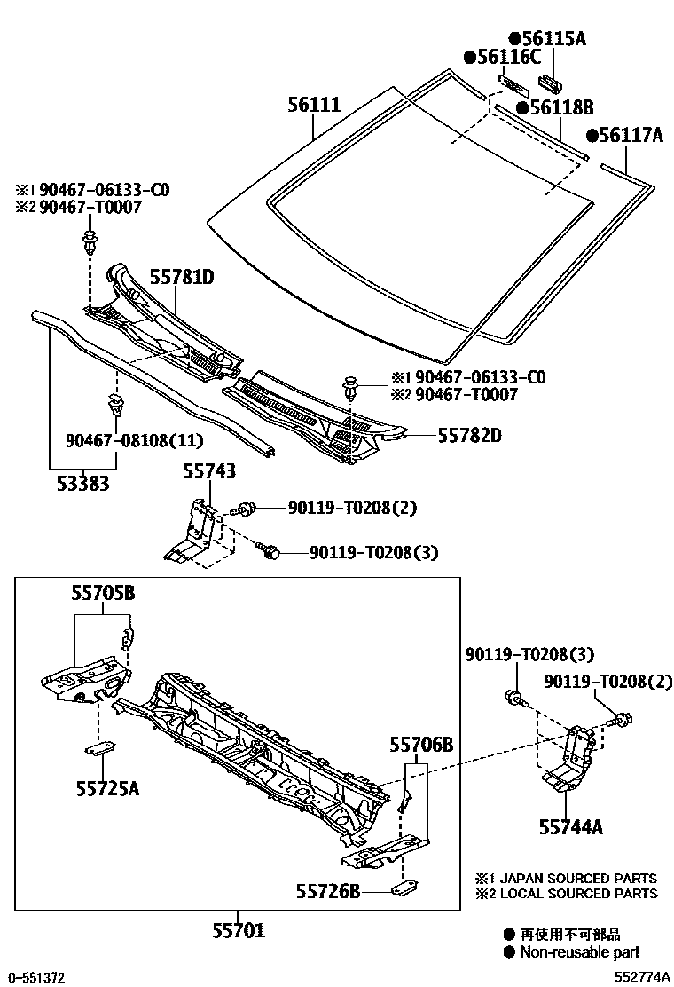 Parts diagram