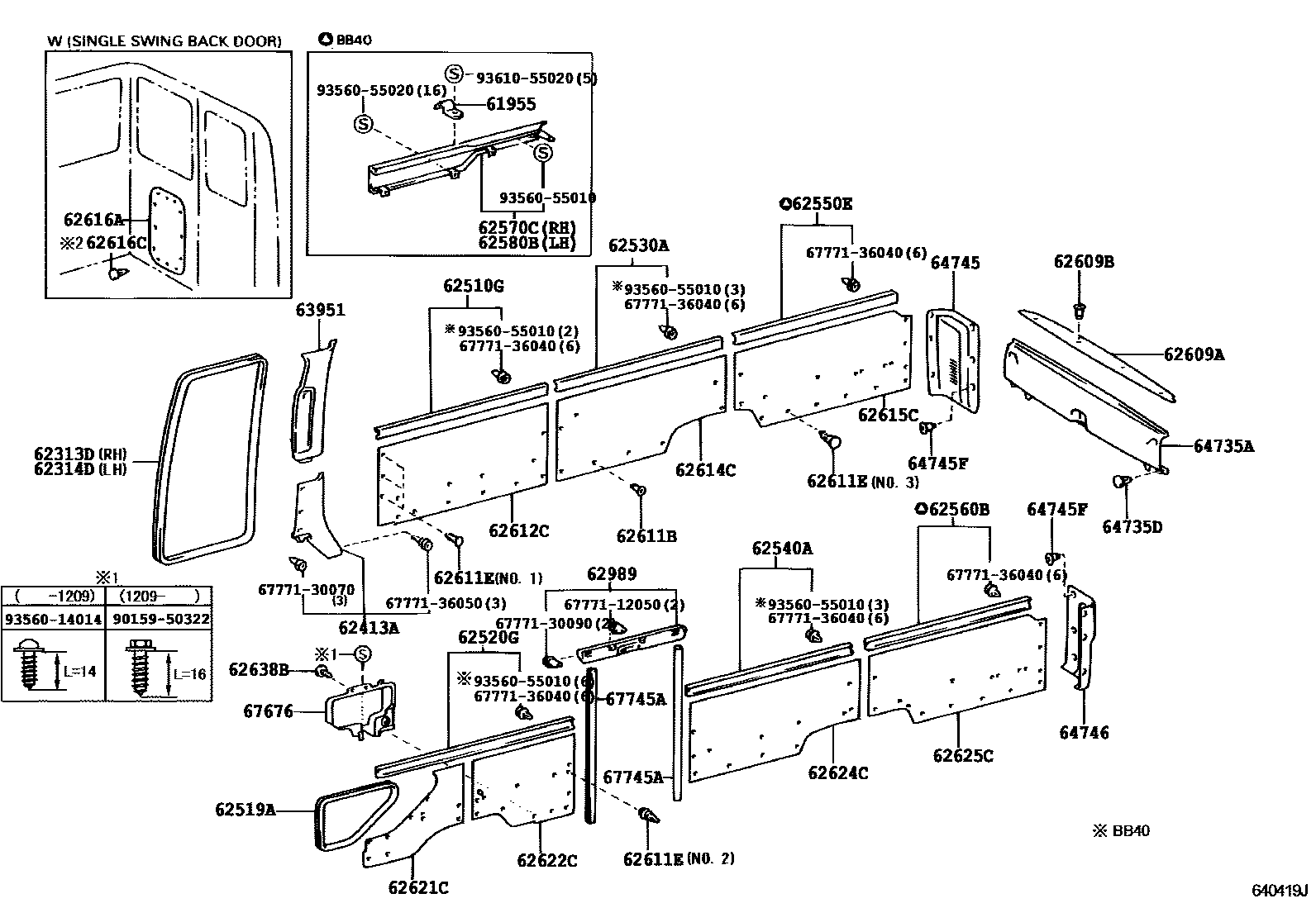 Parts diagram