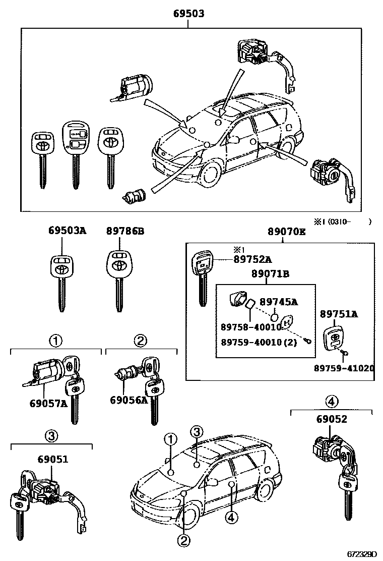 Parts diagram