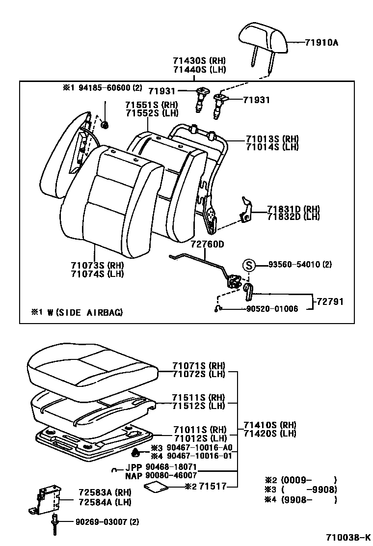Parts diagram