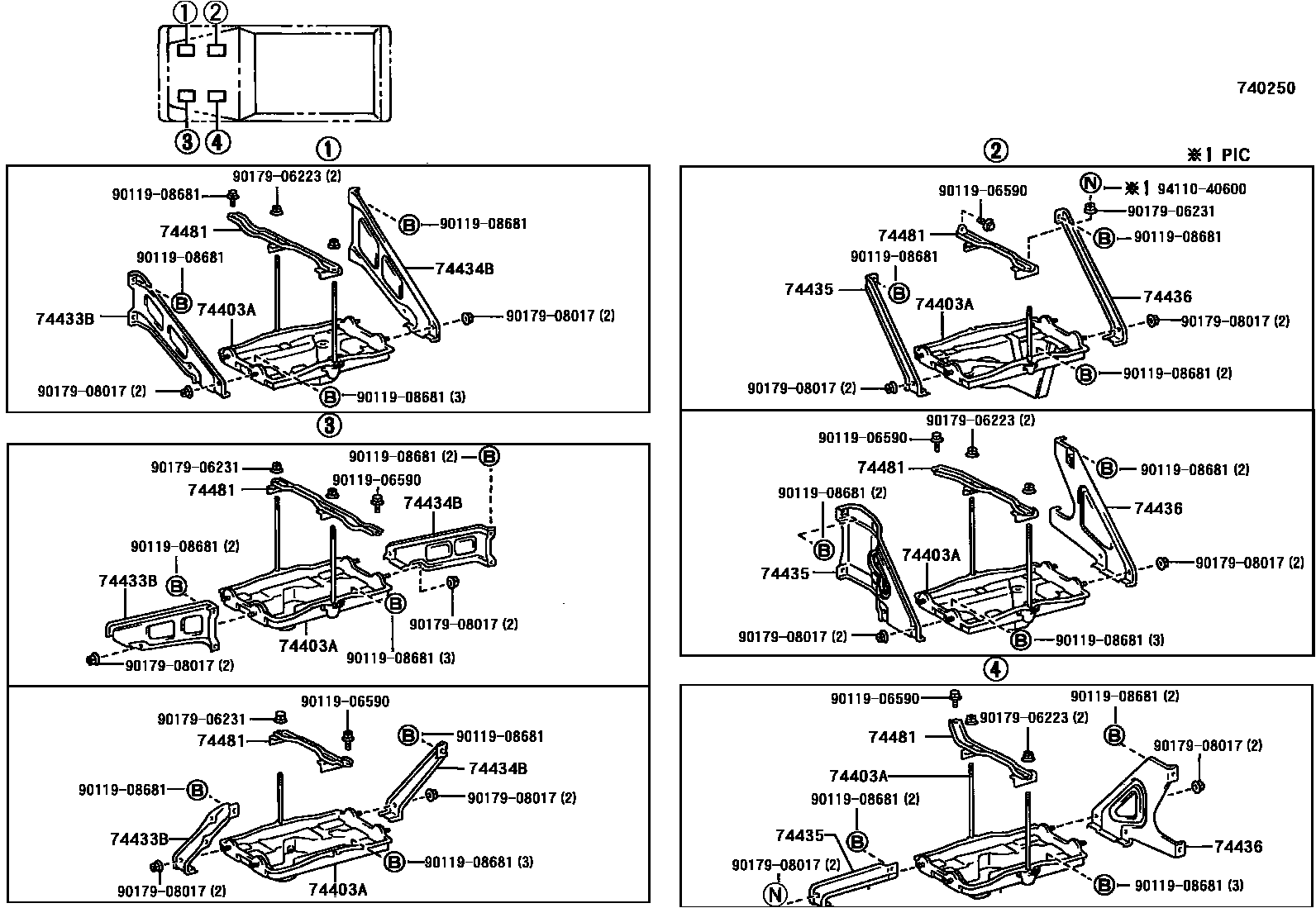 Parts diagram