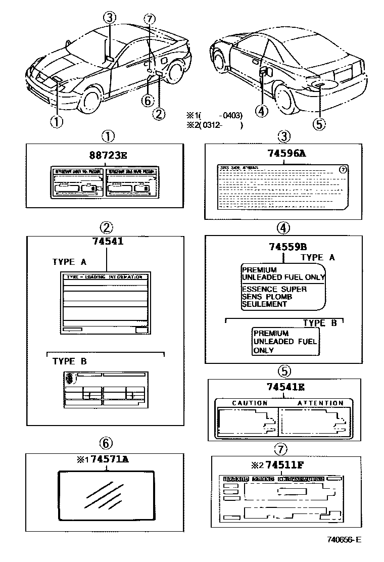 Parts diagram