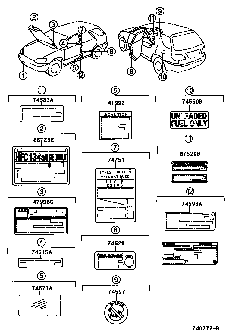 Parts diagram