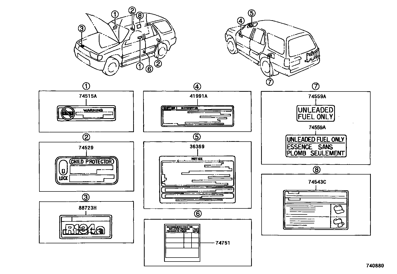 Parts diagram