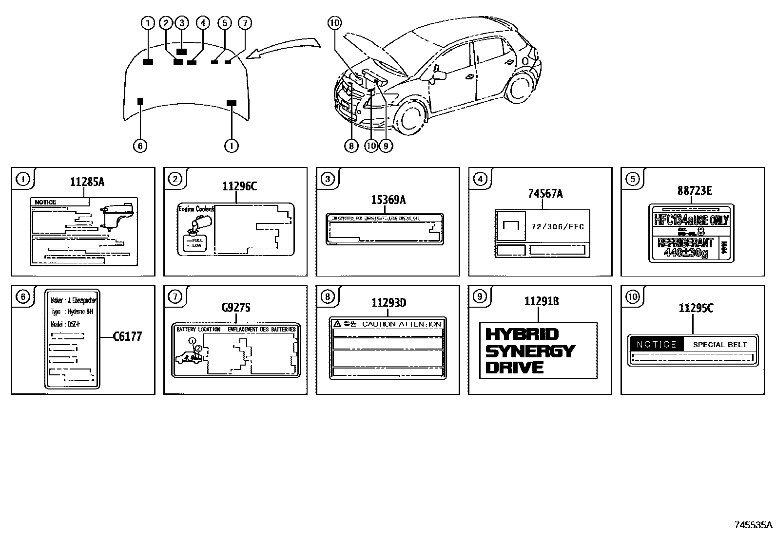 Parts diagram