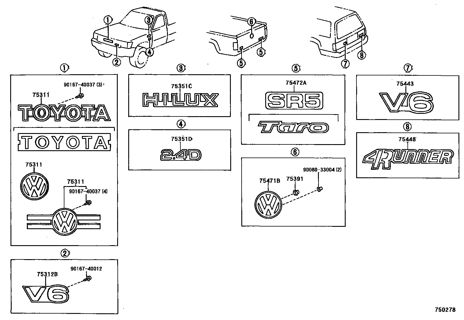 Parts diagram
