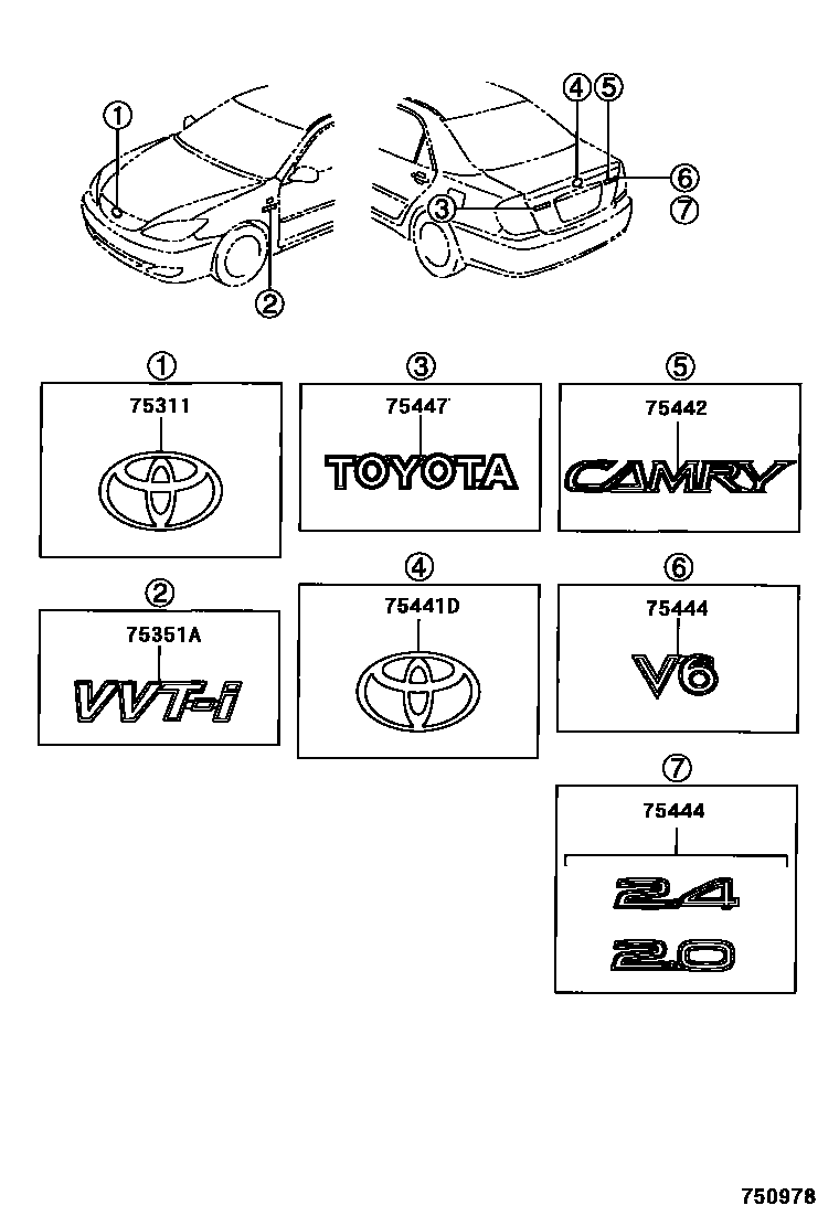Parts diagram