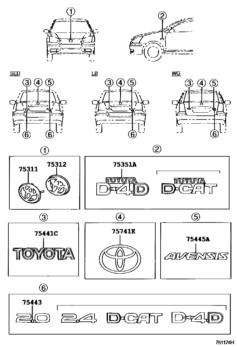 Parts diagram