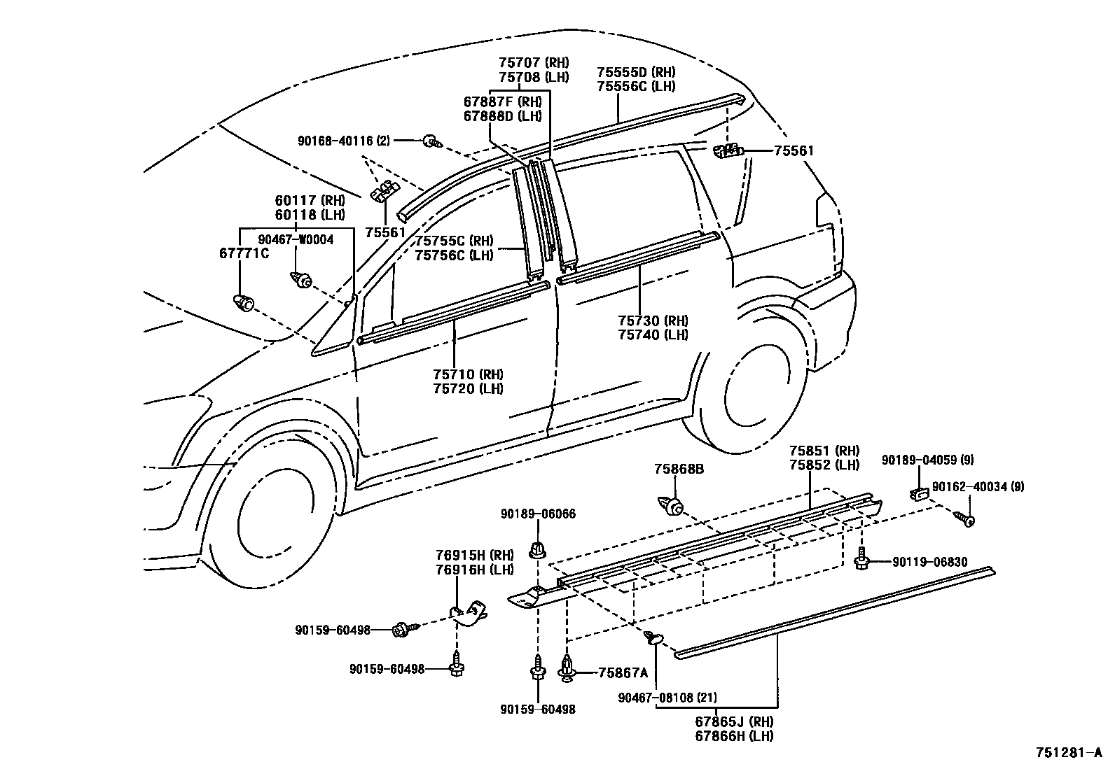 Parts diagram