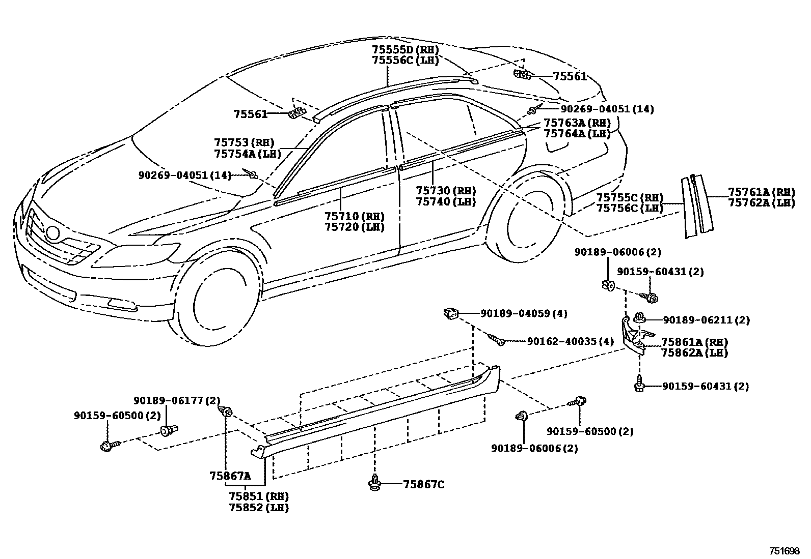 Parts diagram
