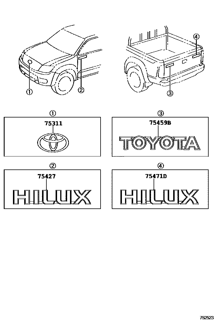 Parts diagram