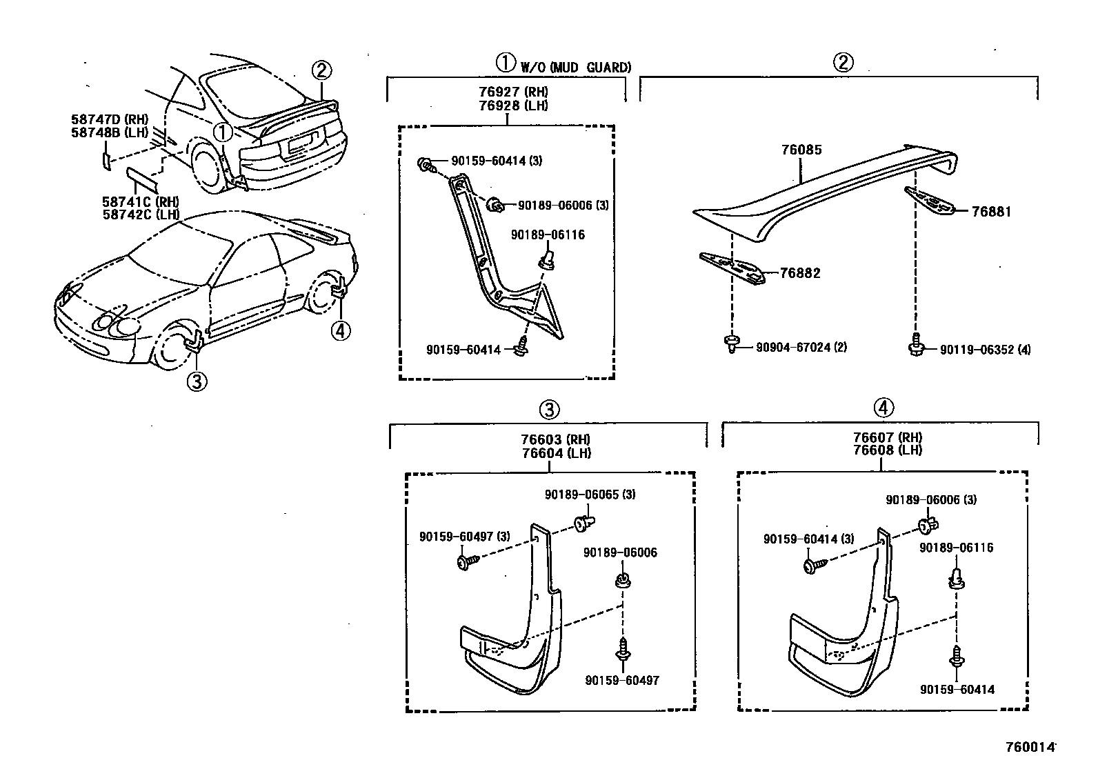 Parts diagram