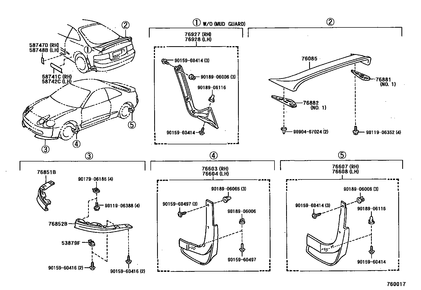 Parts diagram