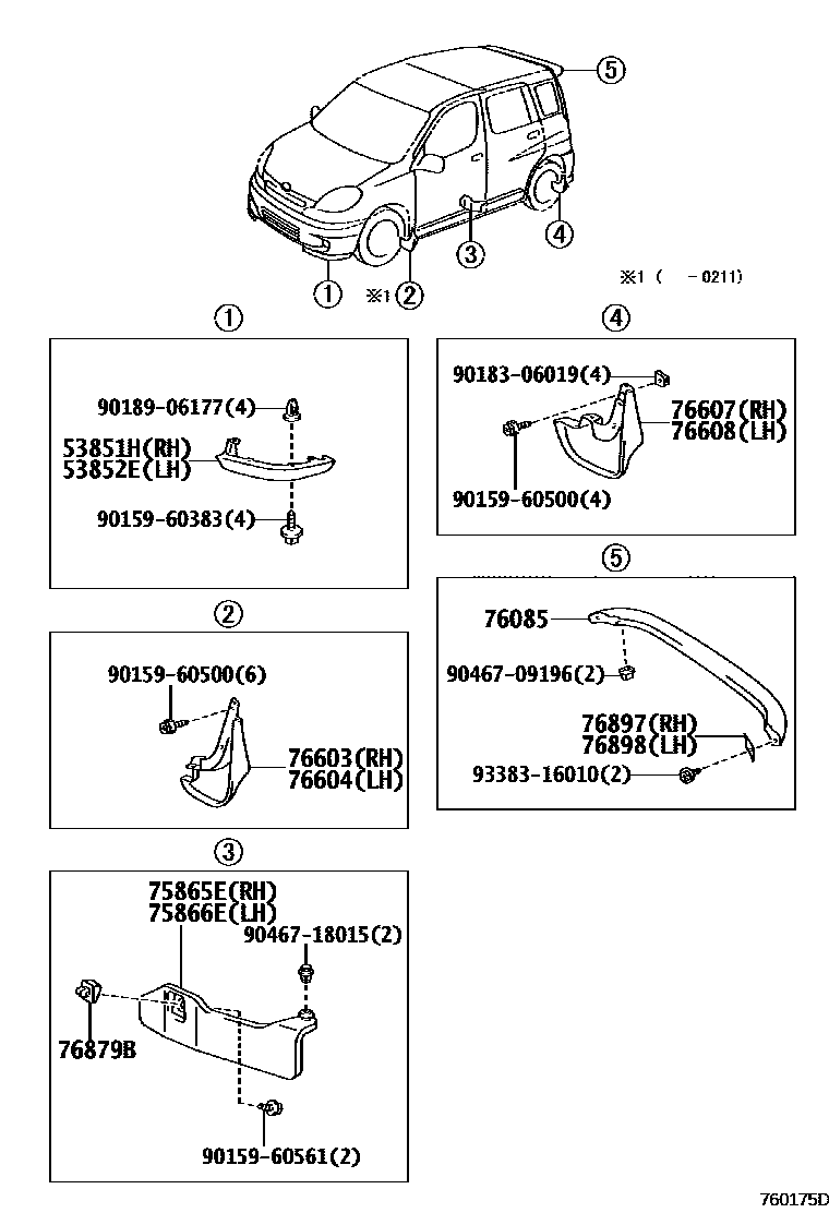 Parts diagram