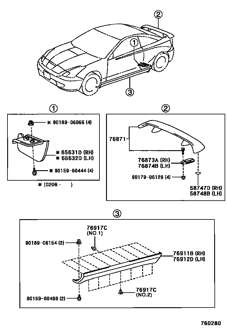 Parts diagram