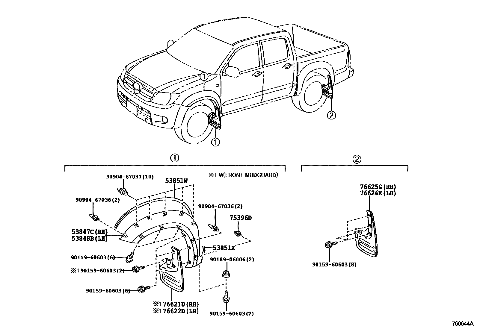 Parts diagram