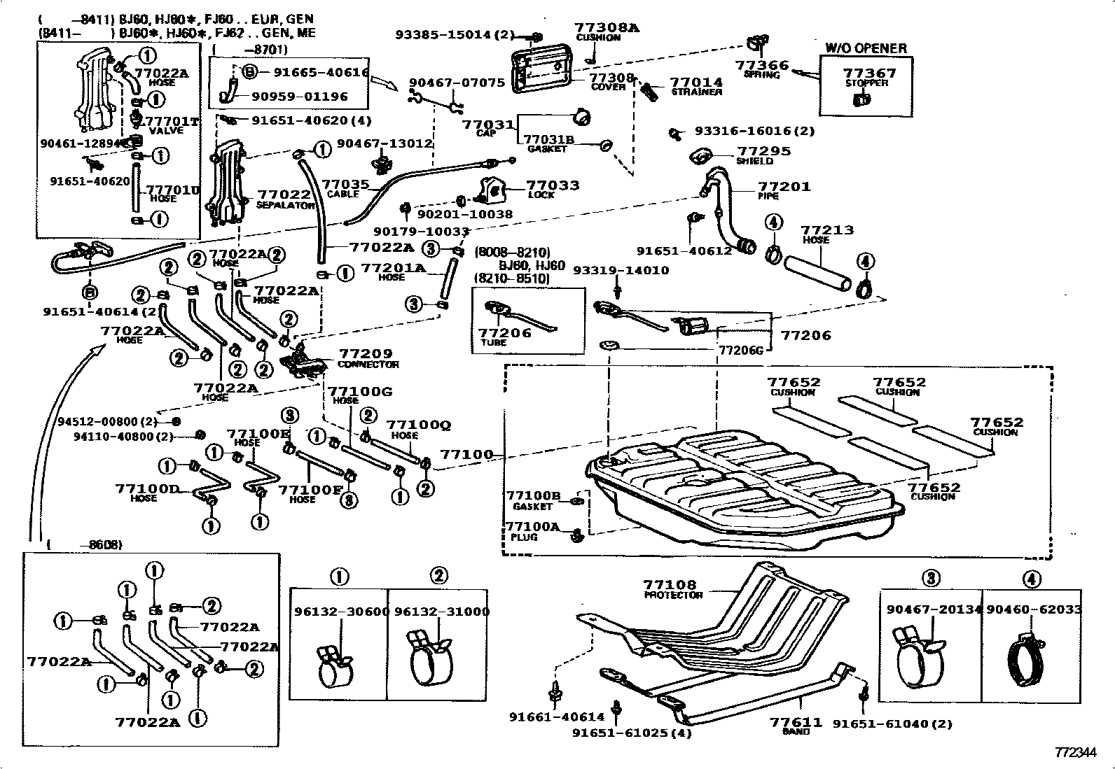 Parts diagram